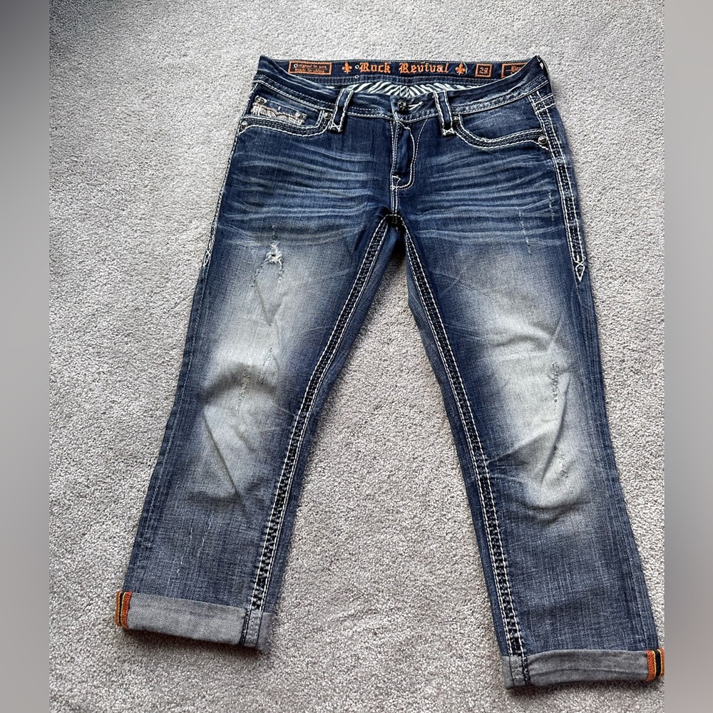 Rock Revival Elean Capri Jeans